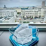 Apartmán 5 Ac Rondo Onz Metro Wifi 80'tv Oled Netflix Hbo Appletv Varšava